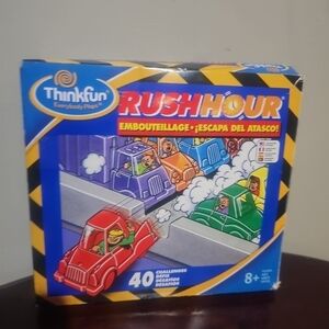ThinkFun Rush‎ Hour Traffic Jam Game with Cards Complete